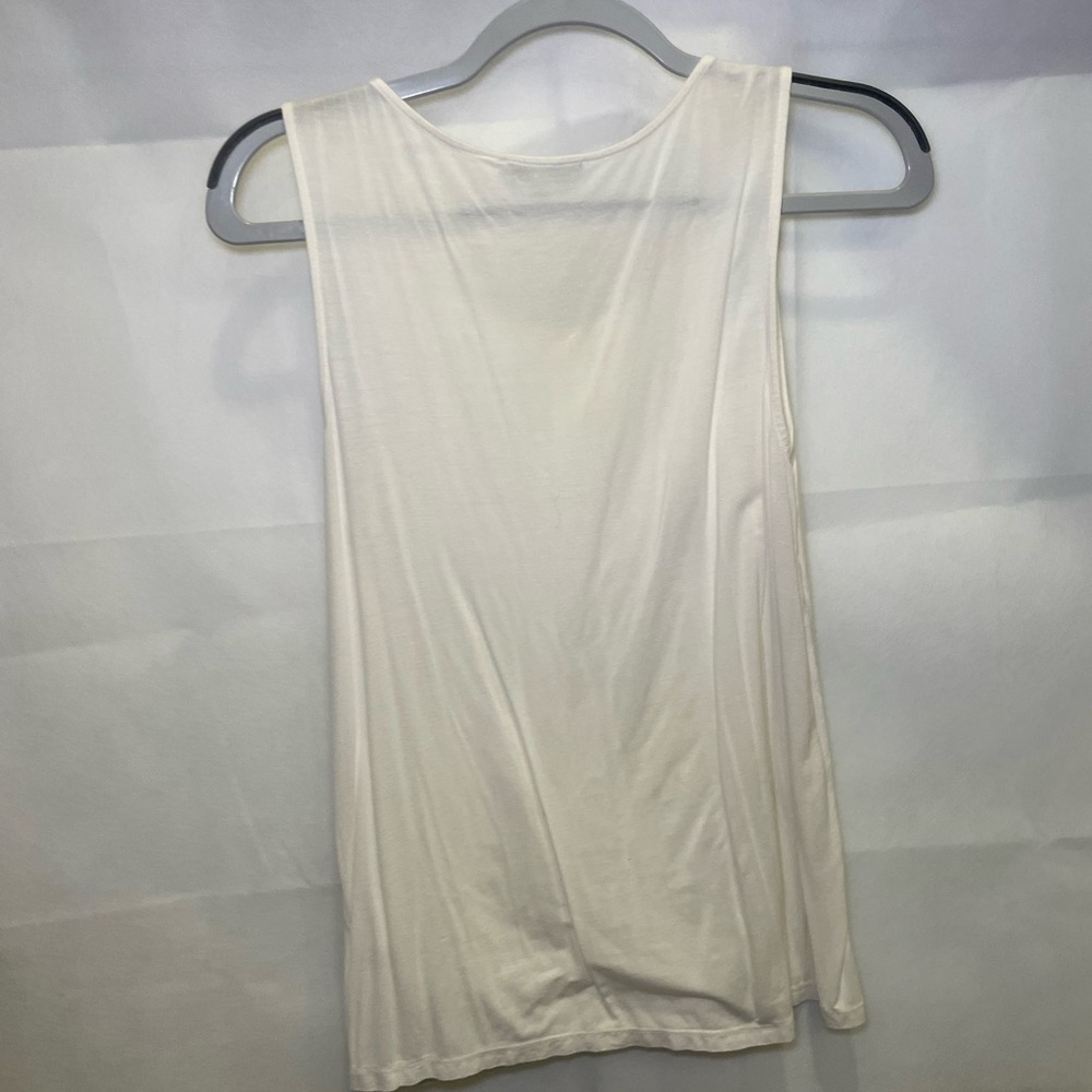 SKIES ARE BLUE- Airika Woven Lace Front Knit Top. Size small. - Picture 2 of 5